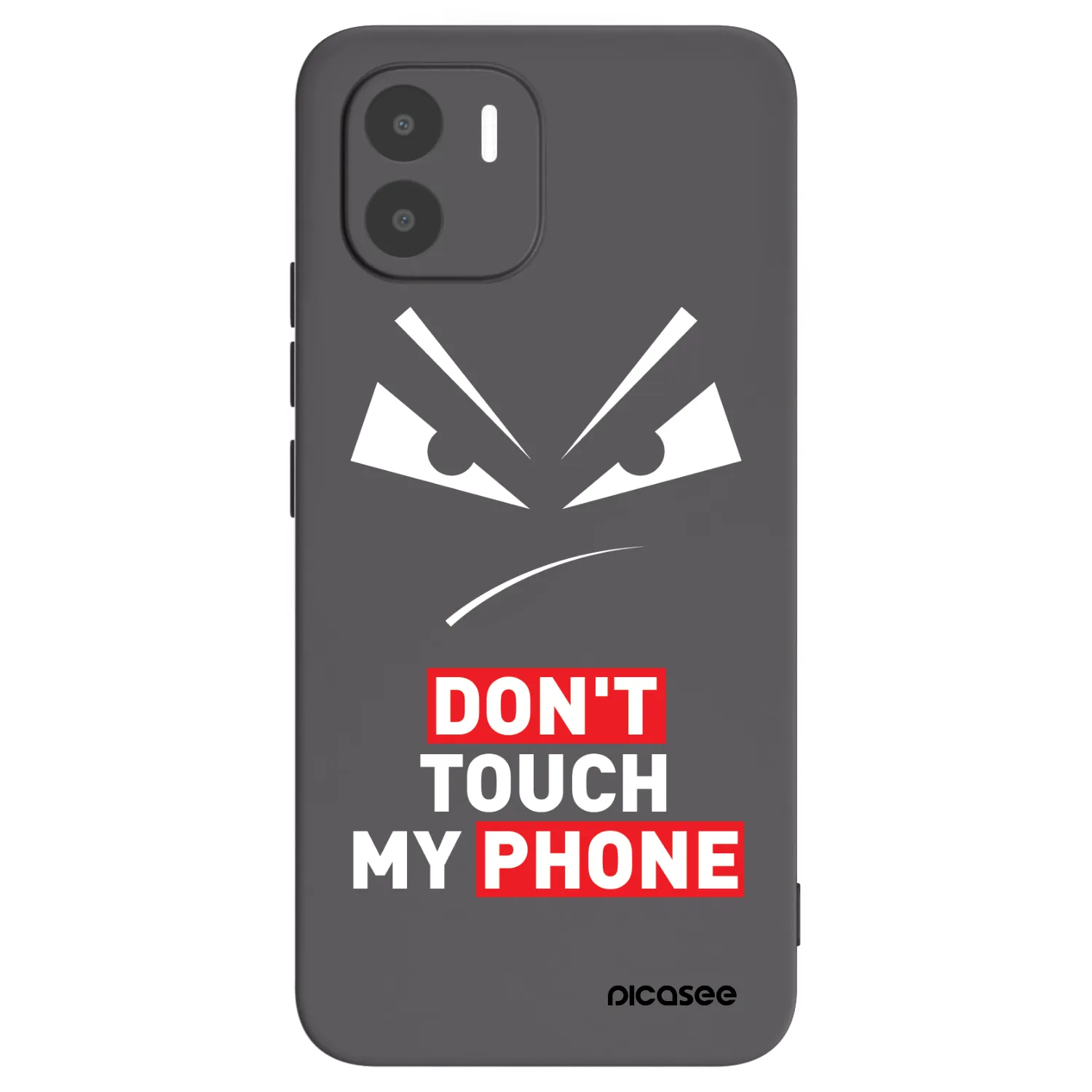 Picasee crna silikonska maskica za Xiaomi Redmi A2 - Evil Eye - Transparent