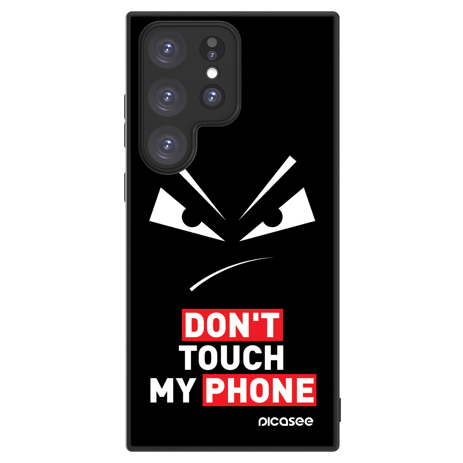 Picasee ULTIMATE CASE PowerShare za Samsung Galaxy S23 Ultra 5G - Evil Eye - Transparent