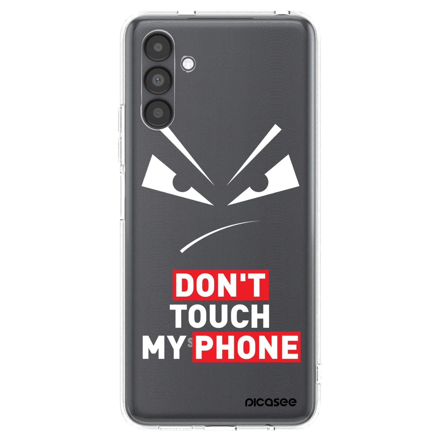 Picasee silikonska prozirna maskica za Samsung Galaxy A04s A047F - Evil Eye - Transparent