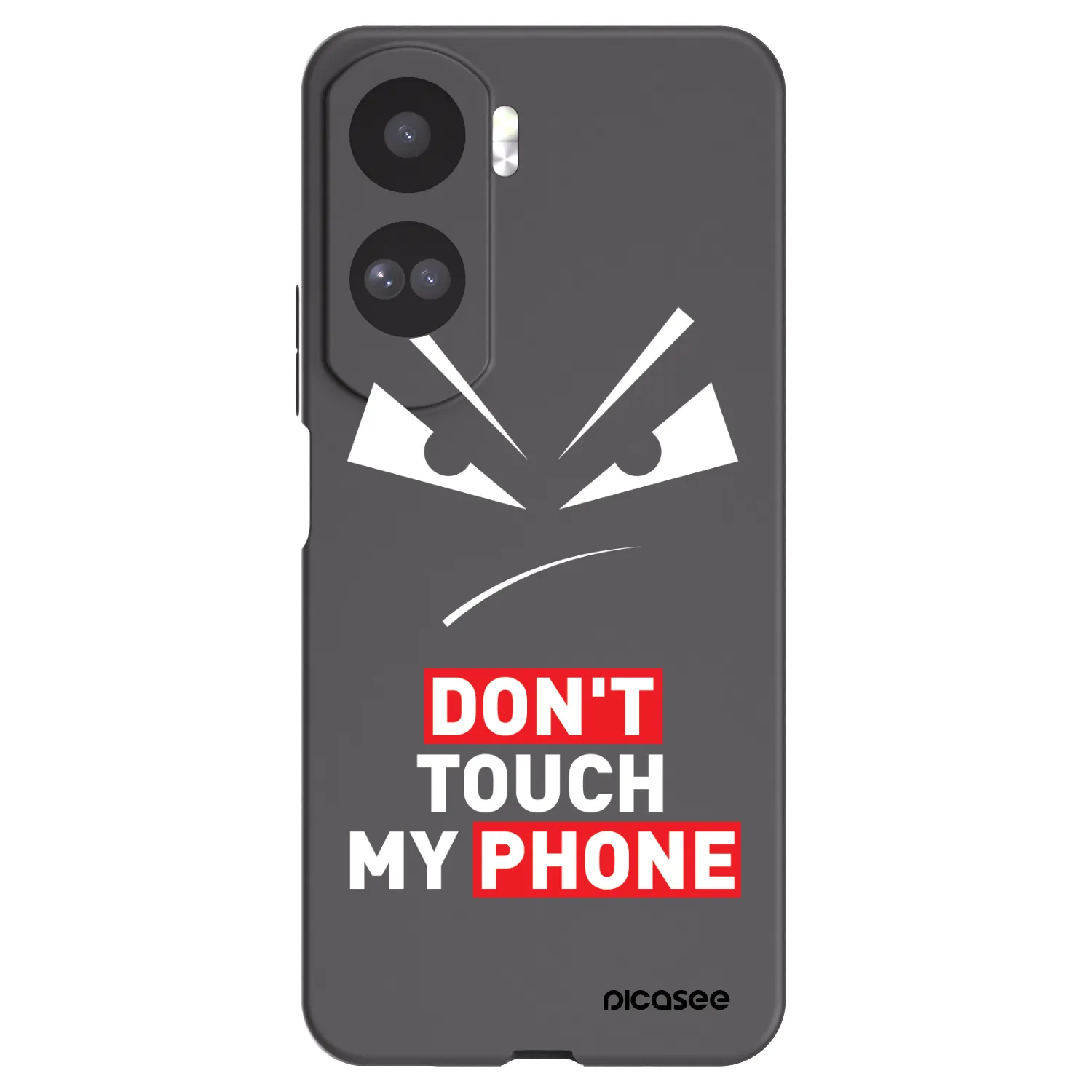 Picasee crna silikonska maskica za Honor 90 Lite 5G - Evil Eye - Transparent