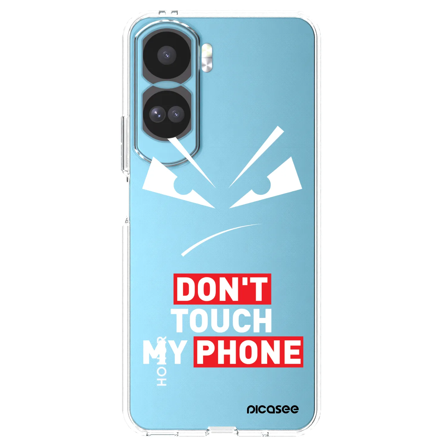 Picasee silikonska prozirna maskica za Honor 90 Lite 5G - Evil Eye - Transparent