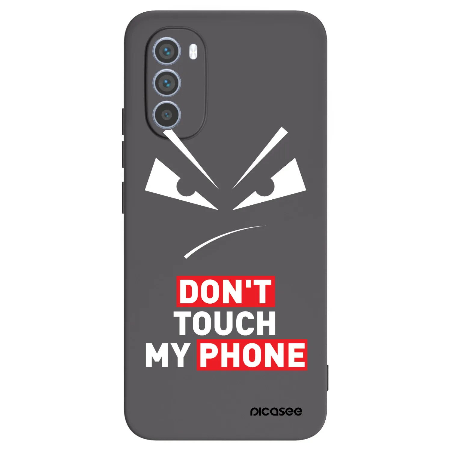 Picasee crna silikonska maskica za Motorola Moto G62 - Evil Eye - Transparent