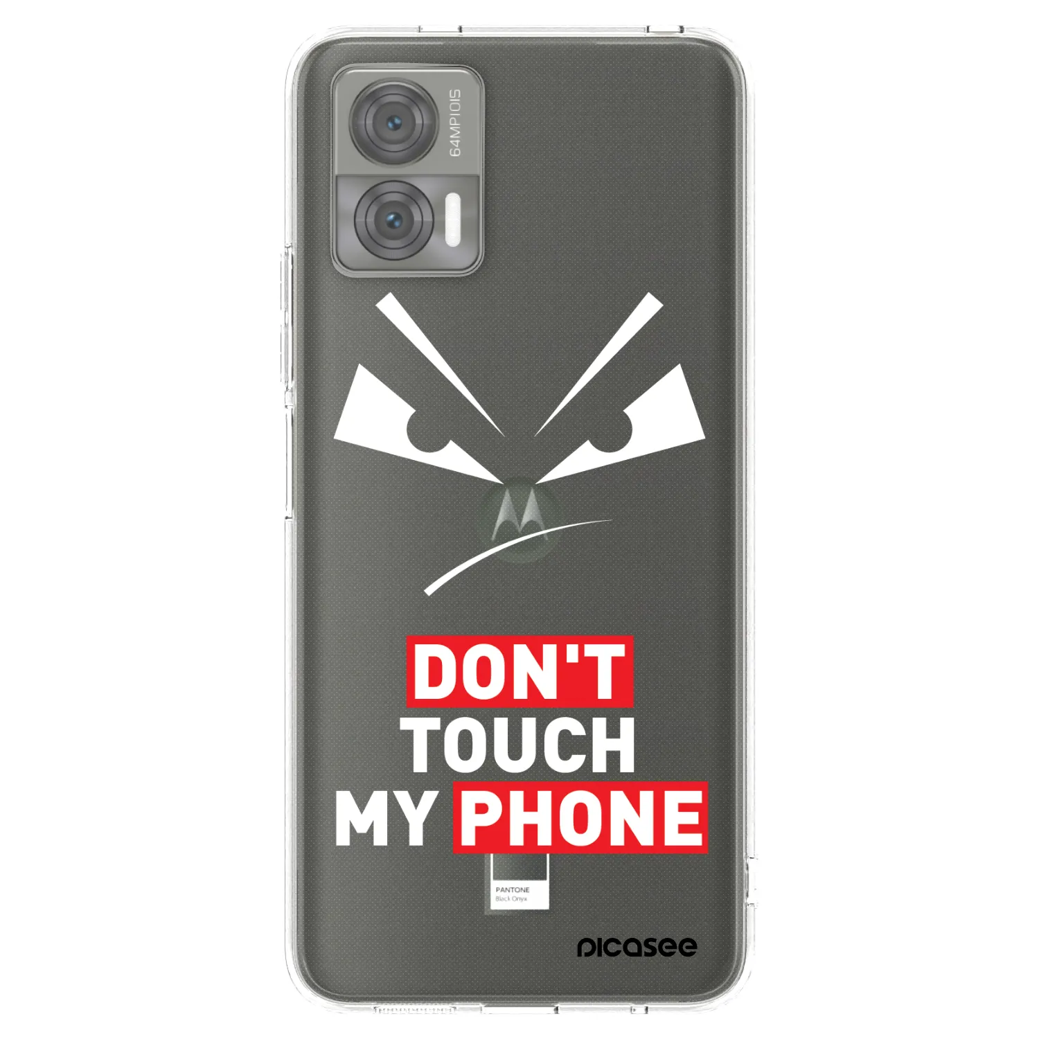 Picasee silikonska prozirna maskica za Motorola Edge 30 Neo - Evil Eye - Transparent