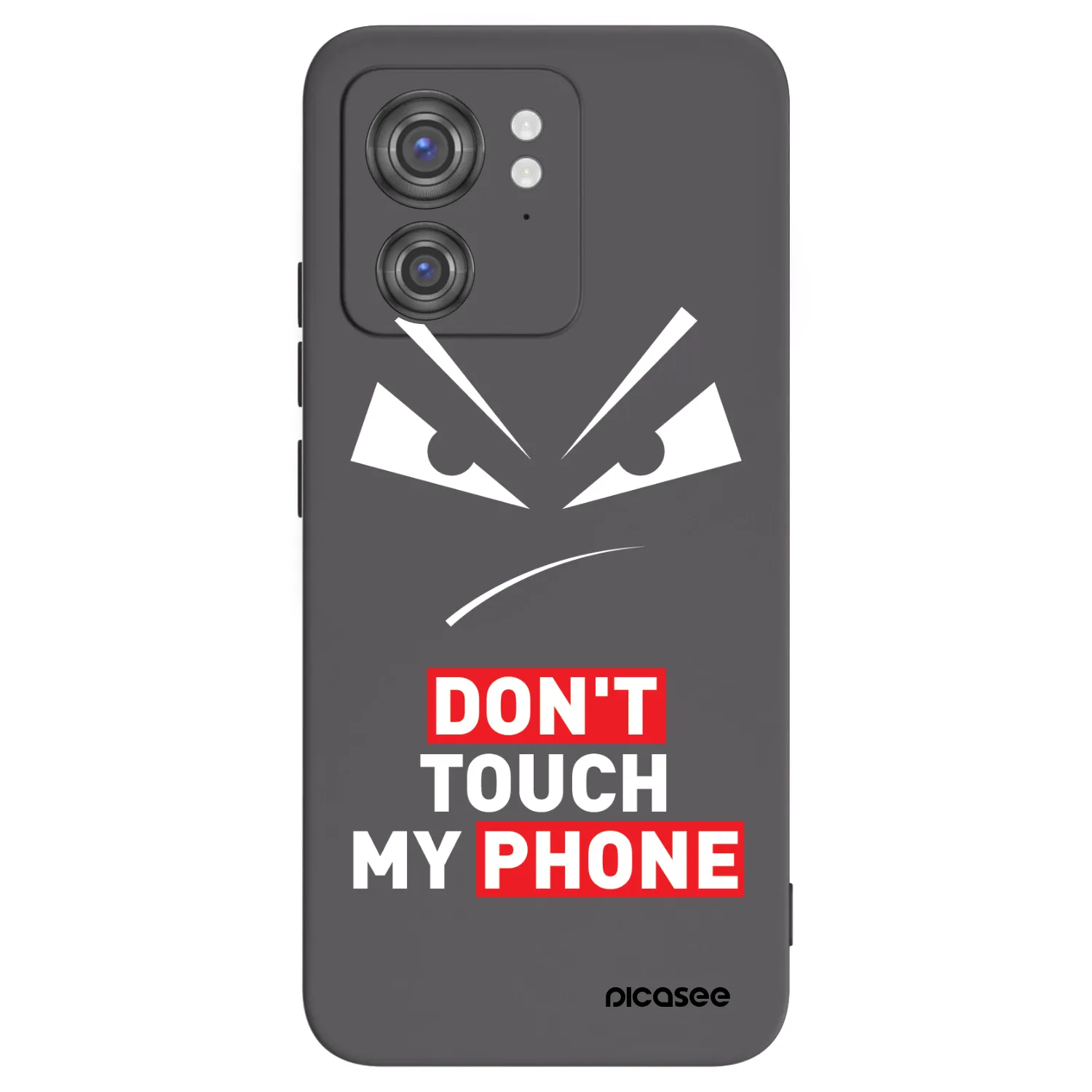 Picasee crna silikonska maskica za Motorola Edge 40 - Evil Eye - Transparent