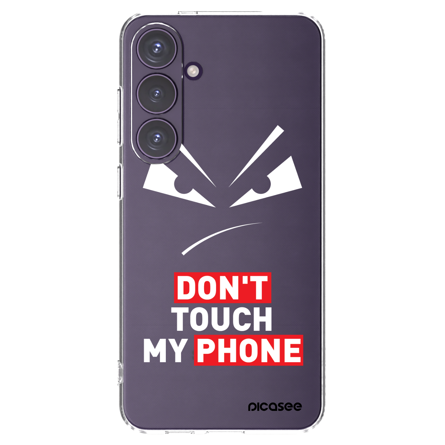 Picasee silikonska prozirna maskica za Samsung Galaxy S24+ S926B 5G - Evil Eye - Transparent