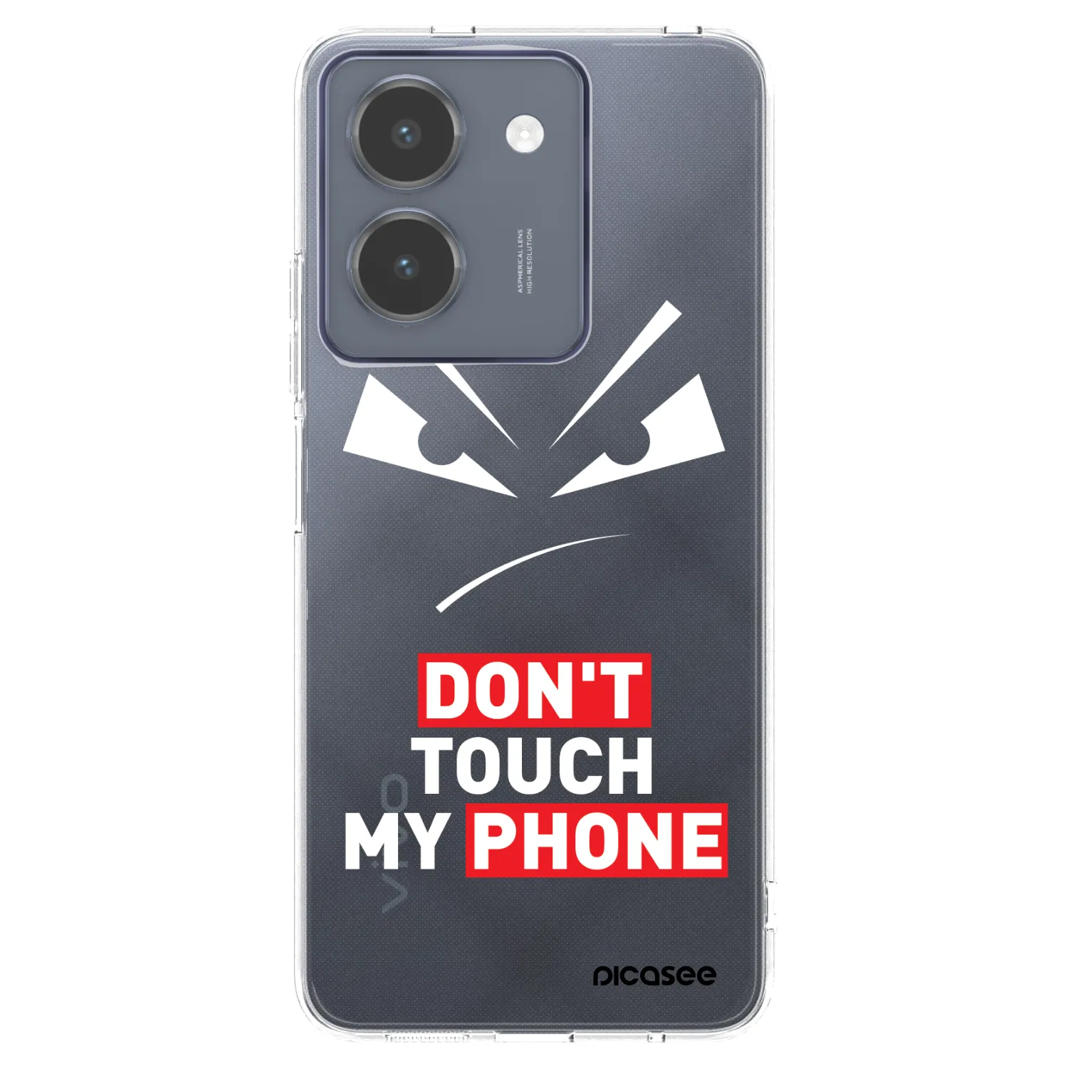 Picasee silikonska prozirna maskica za Vivo Y36 4G - Evil Eye - Transparent