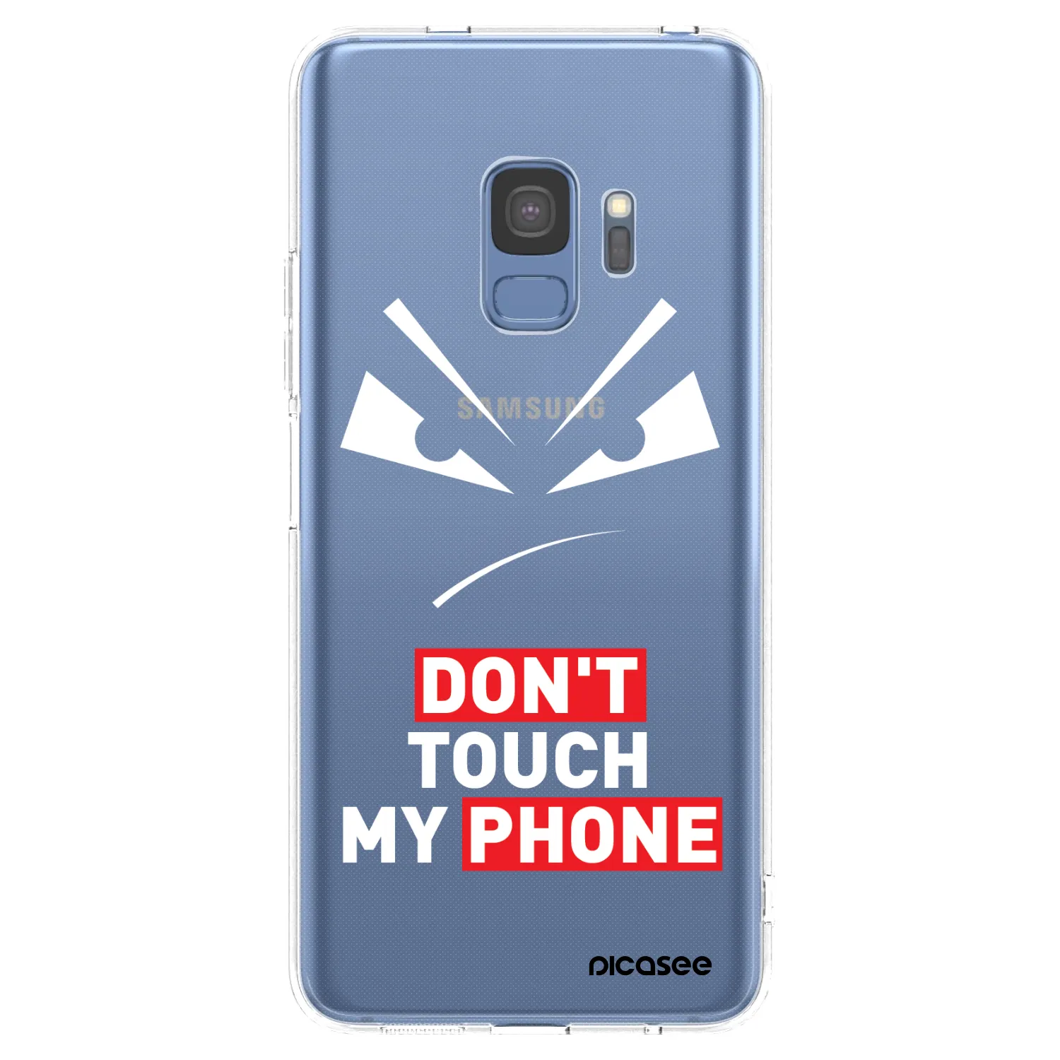 Picasee silikonska prozirna maskica za Samsung Galaxy S9 G960F - Evil Eye - Transparent