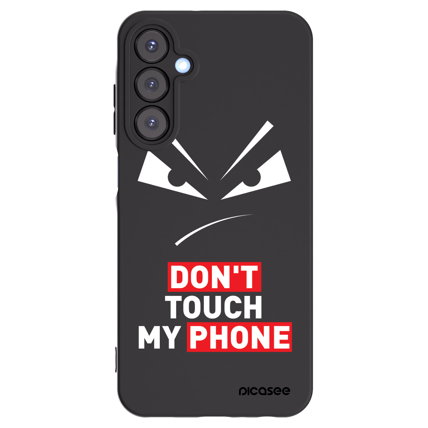 Picasee crna silikonska maskica za Samsung Galaxy A25 A256B 5G - Evil Eye - Transparent