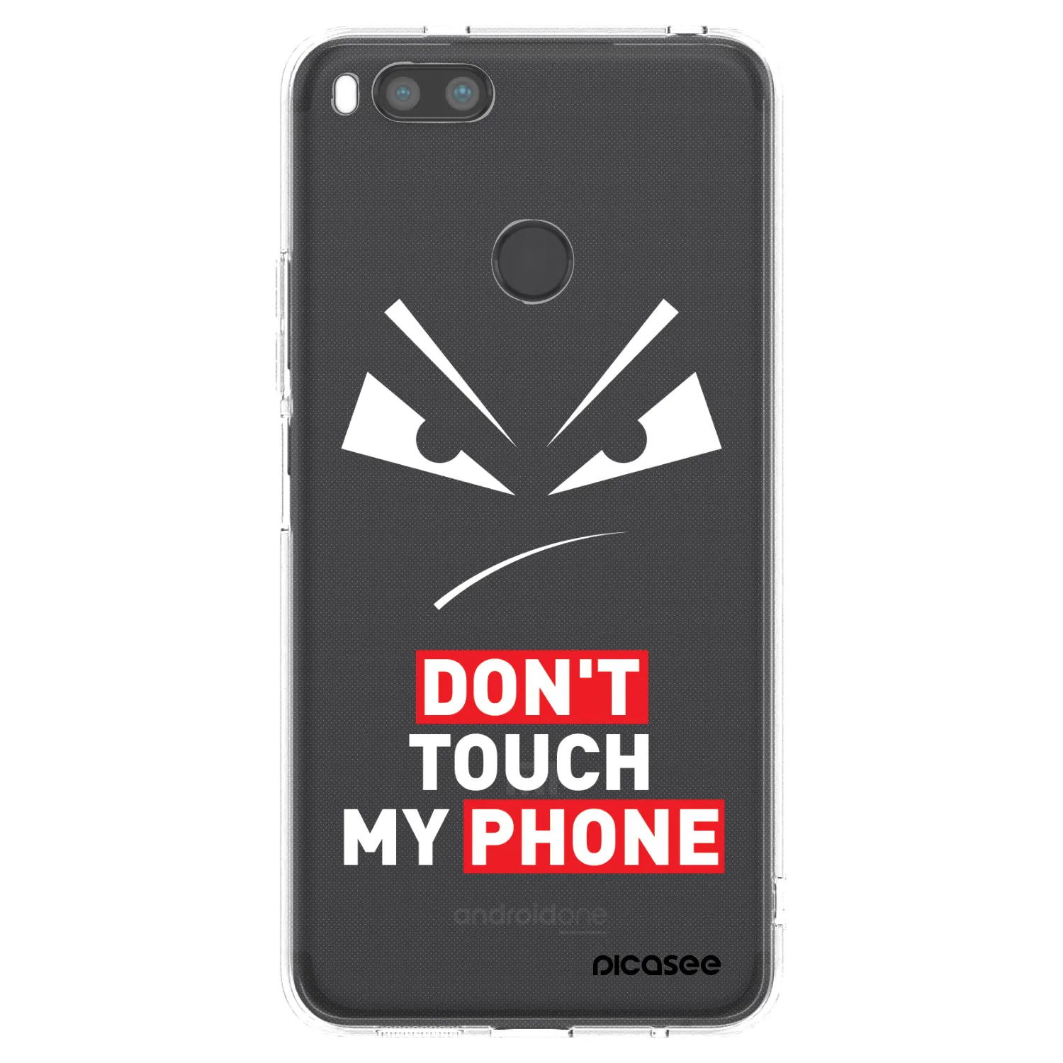 Picasee silikonska prozirna maskica za Xiaomi Mi A1 Global - Evil Eye - Transparent