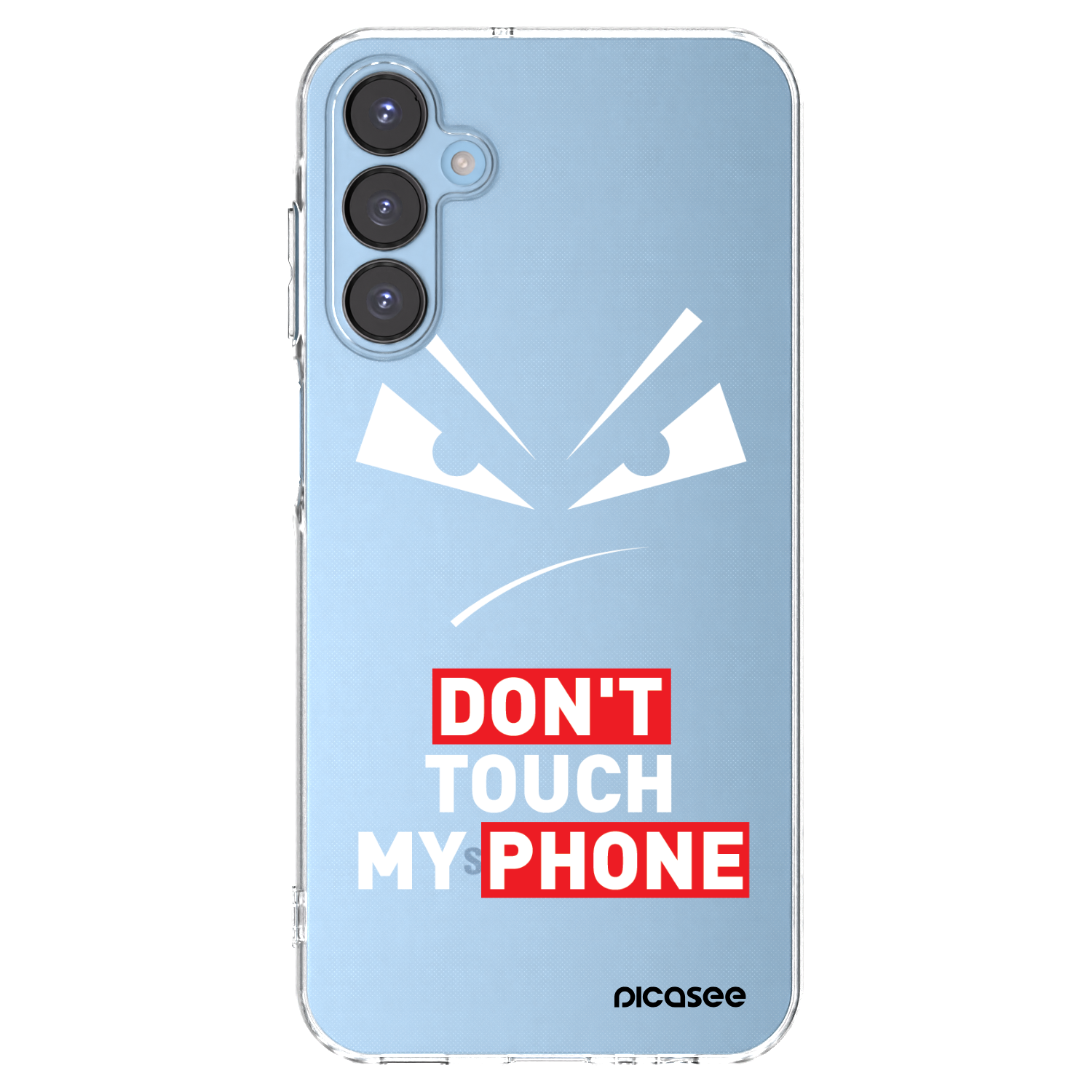 Picasee silikonska prozirna maskica za Samsung Galaxy A15 A156B 5G - Evil Eye - Transparent