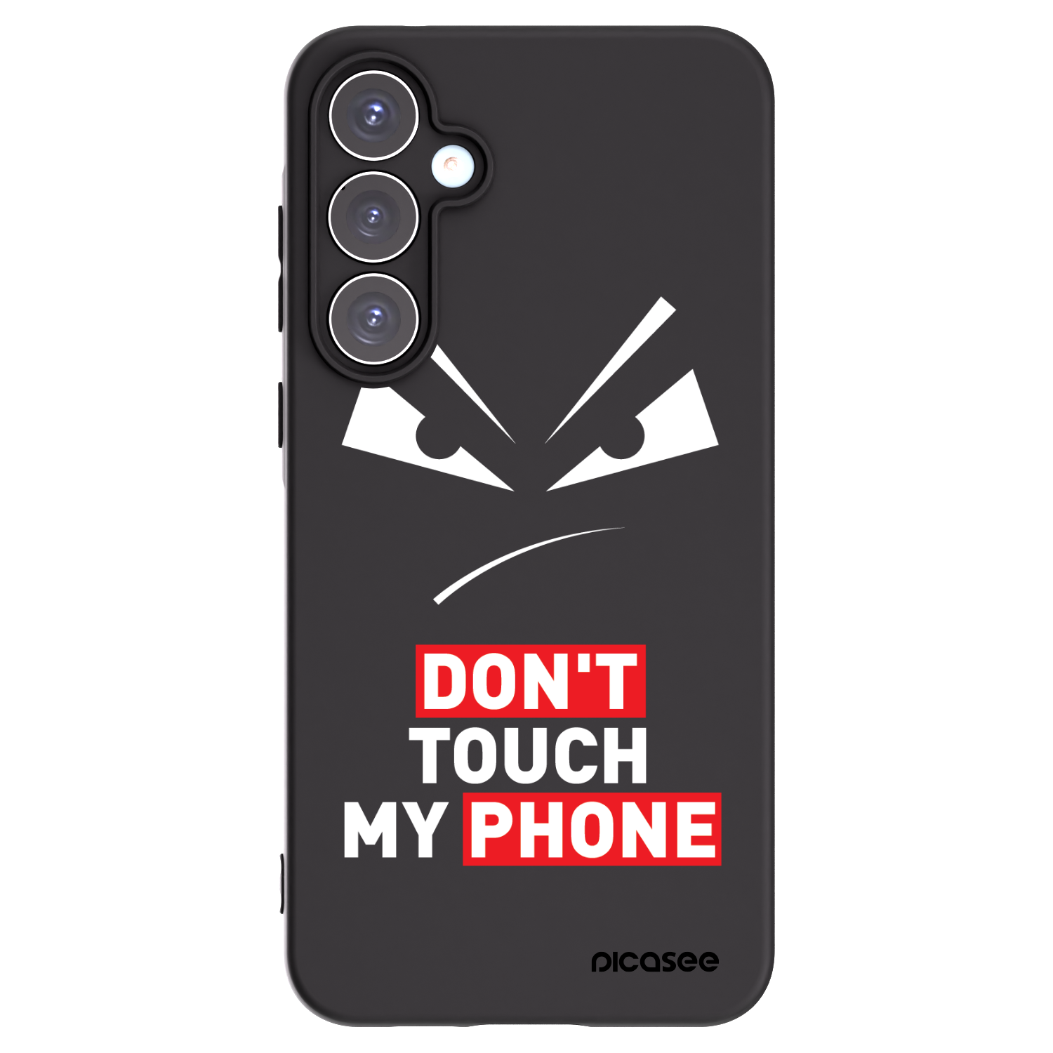 Picasee crna silikonska maskica za Samsung Galaxy A55 5G A556B - Evil Eye - Transparent