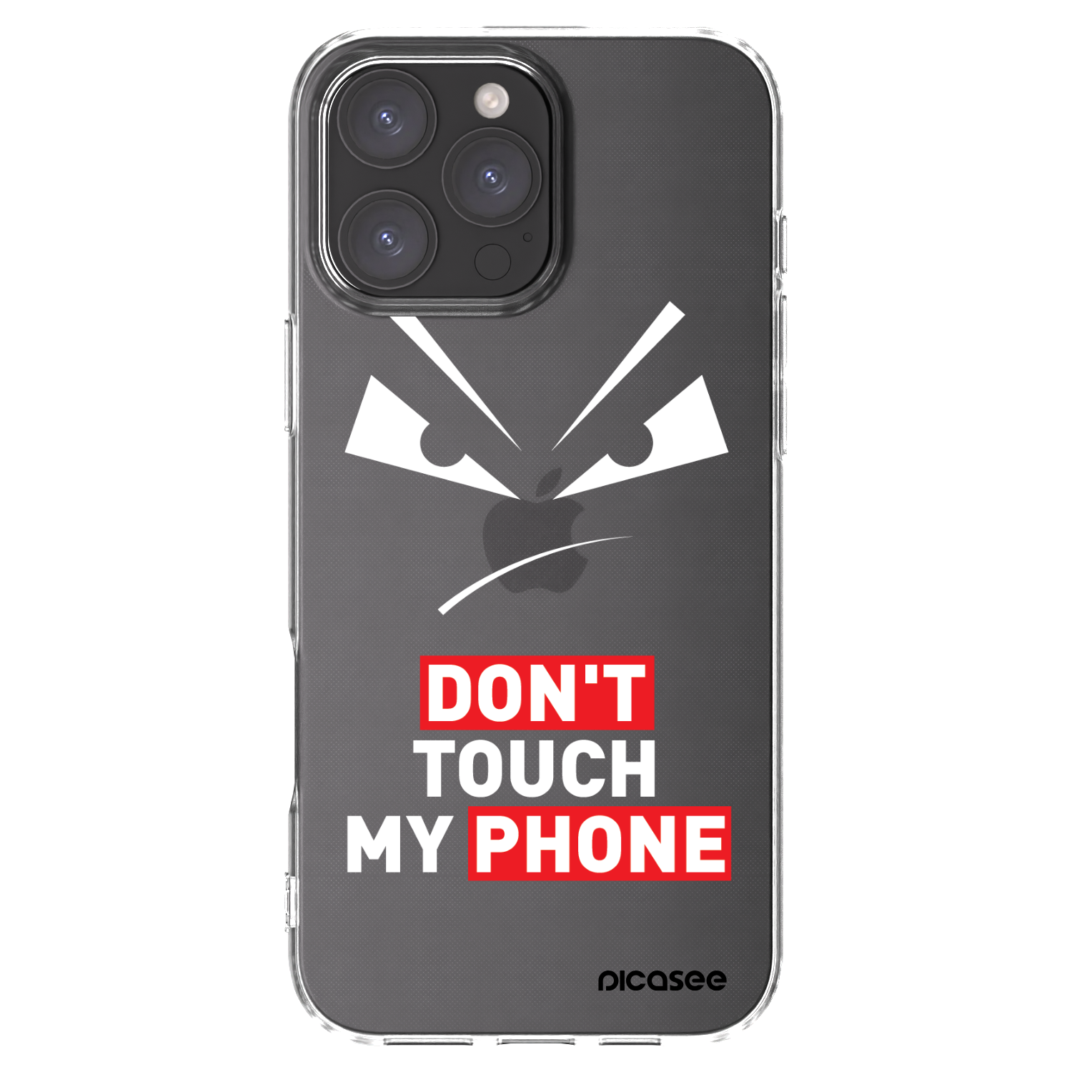 Picasee silikonska prozirna maskica za Apple iPhone 16 Pro Max - Evil Eye - Transparent