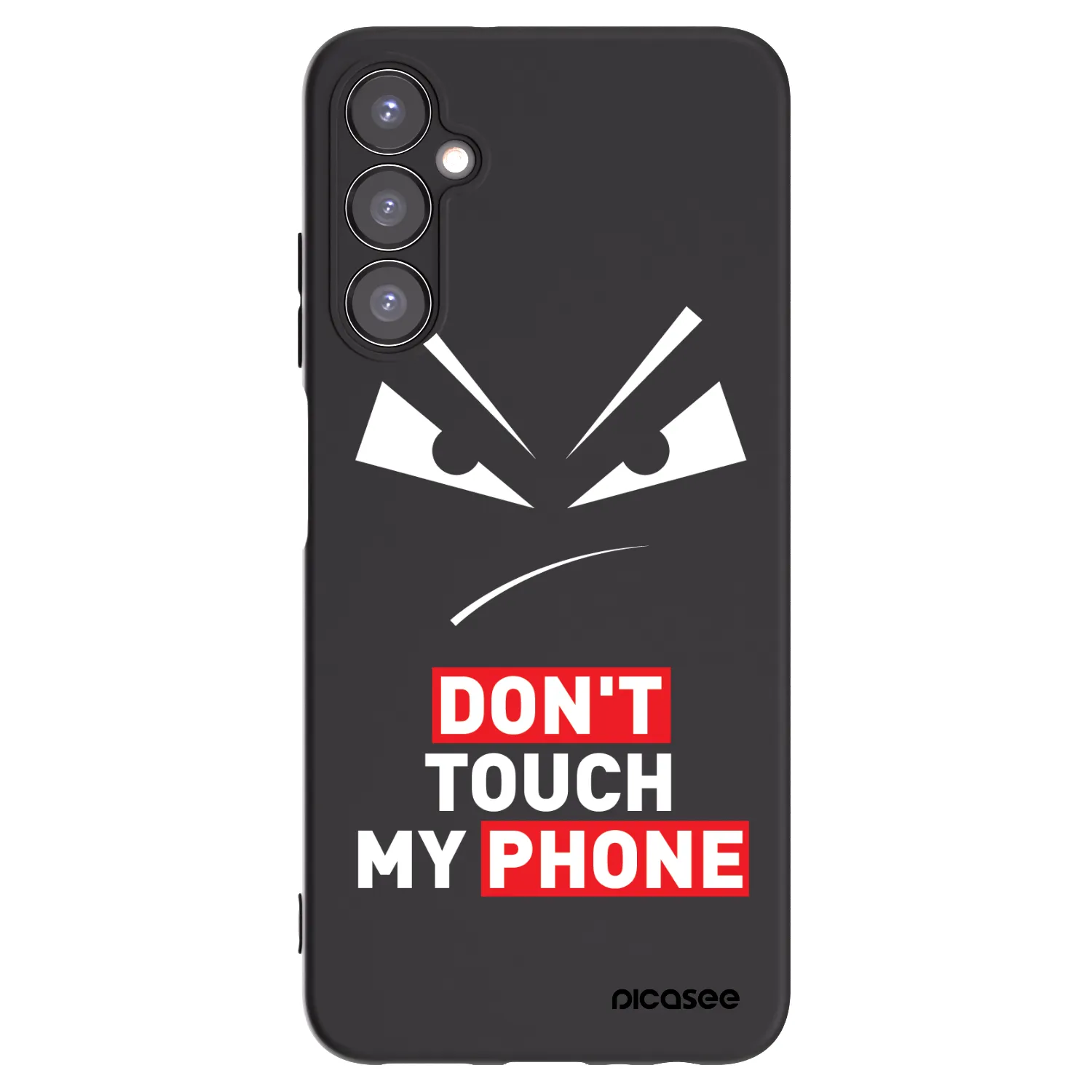 Picasee crna silikonska maskica za Samsung Galaxy A05s A057G - Evil Eye - Transparent