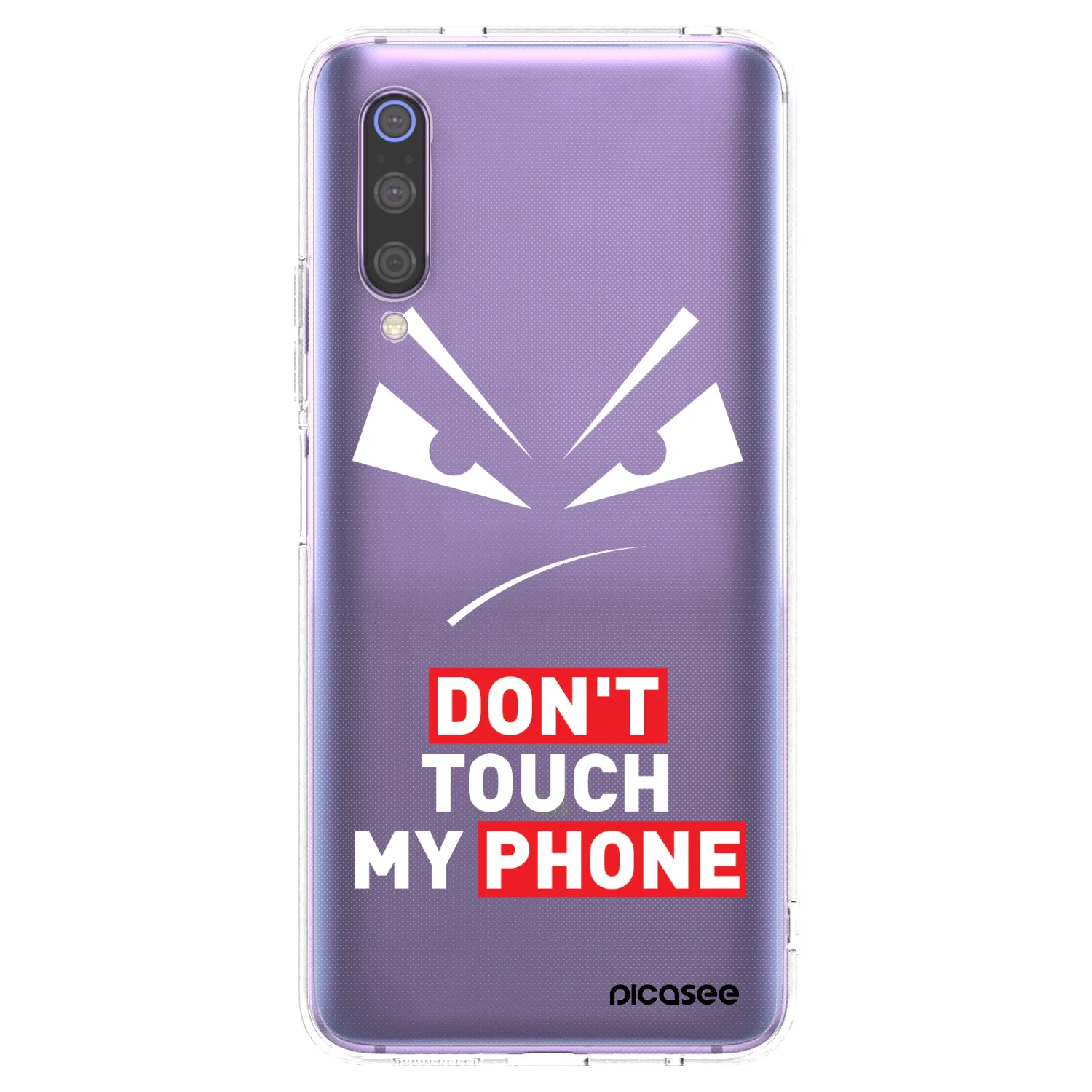 Picasee silikonska prozirna maskica za Xiaomi Mi 9 - Evil Eye - Transparent