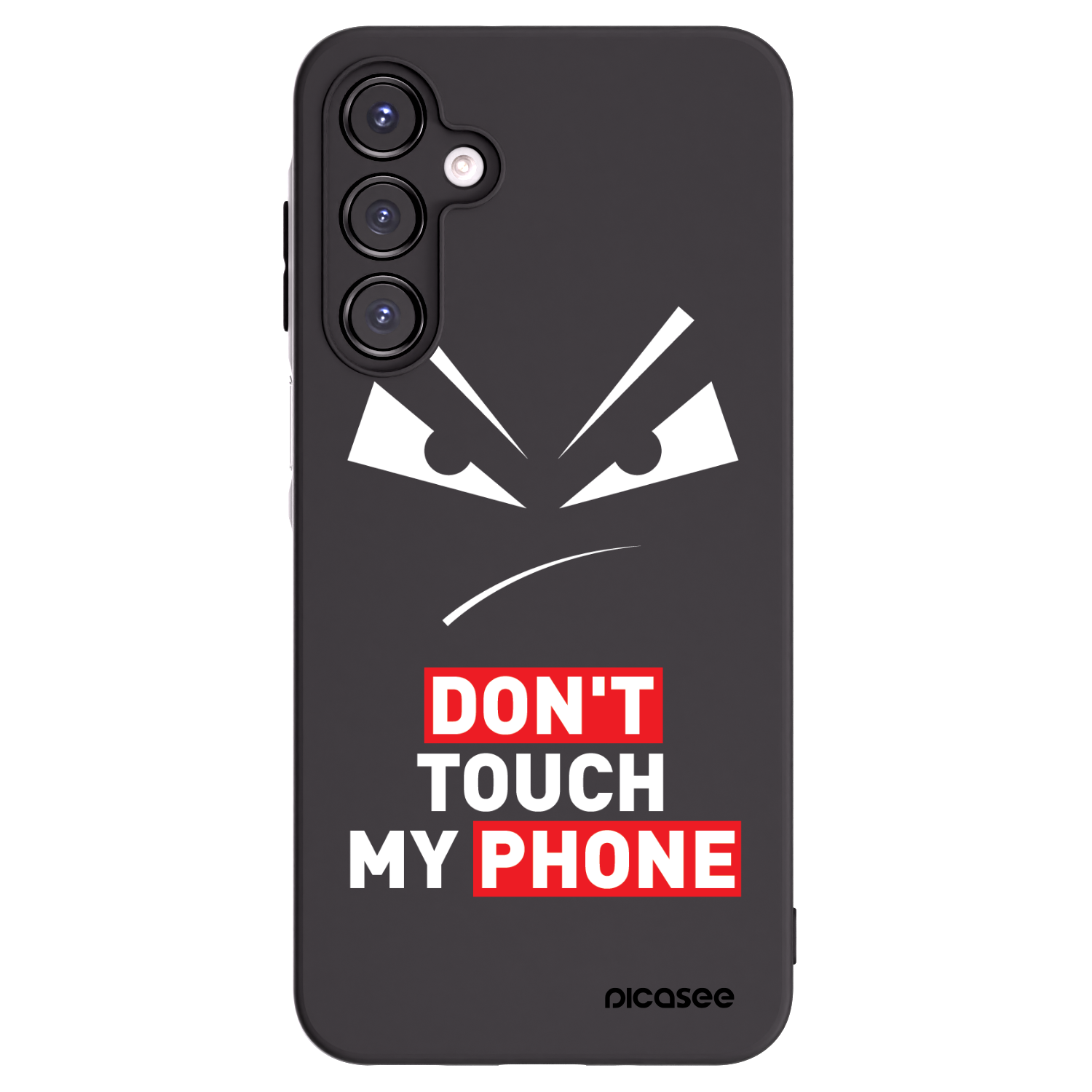 Picasee crna silikonska maskica za Samsung Galaxy A16 5G - Evil Eye - Transparent