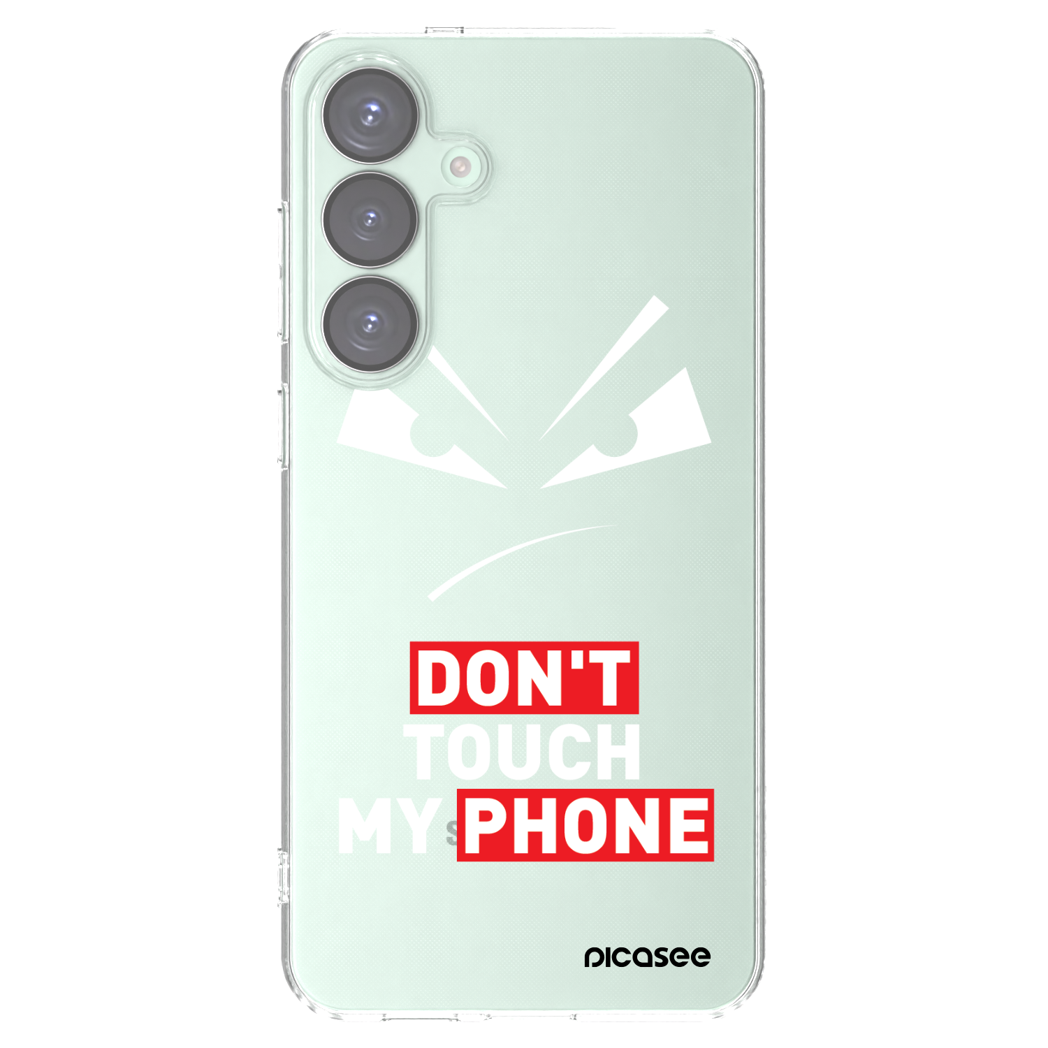 Picasee silikonska prozirna maskica za Samsung Galaxy S25+ 5G - Evil Eye - Transparent