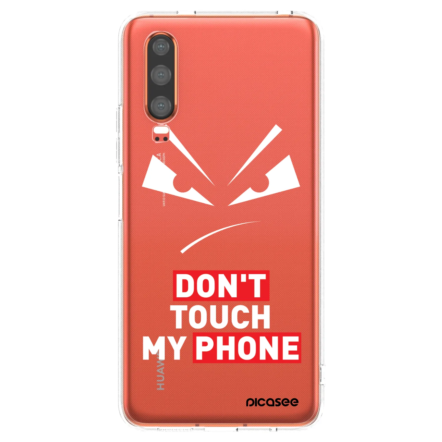 Picasee silikonska prozirna maskica za Huawei P30 - Evil Eye - Transparent
