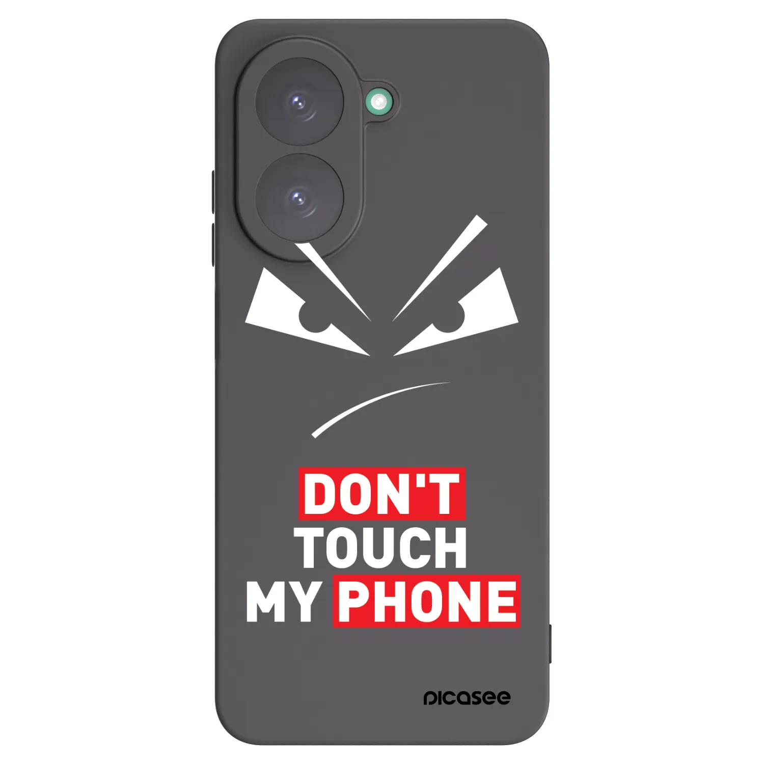 Picasee crna silikonska maskica za Xiaomi Redmi A5 - Evil Eye - Transparent