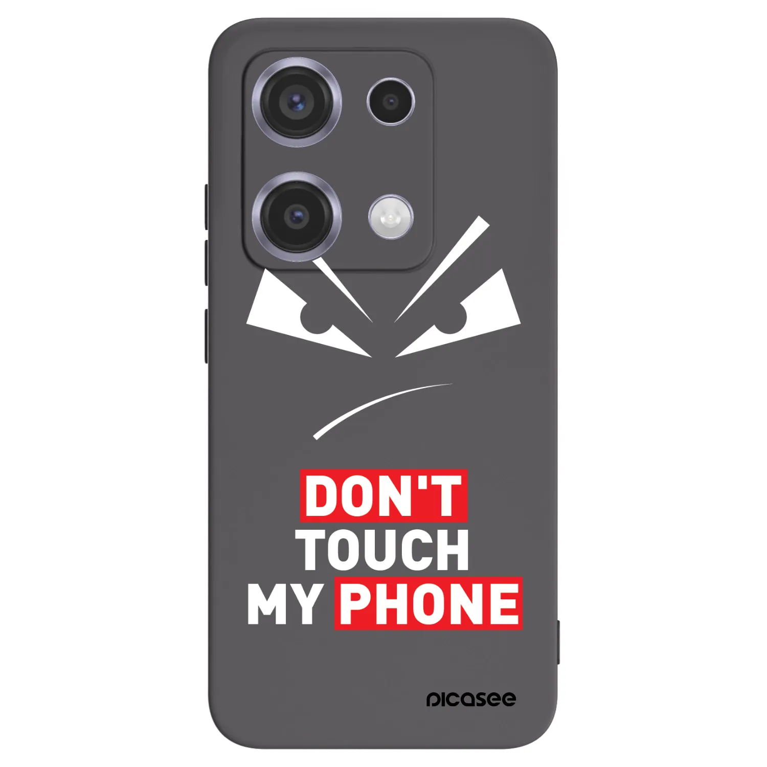Picasee crna silikonska maskica za Xiaomi Redmi Note 14S - Evil Eye - Transparent