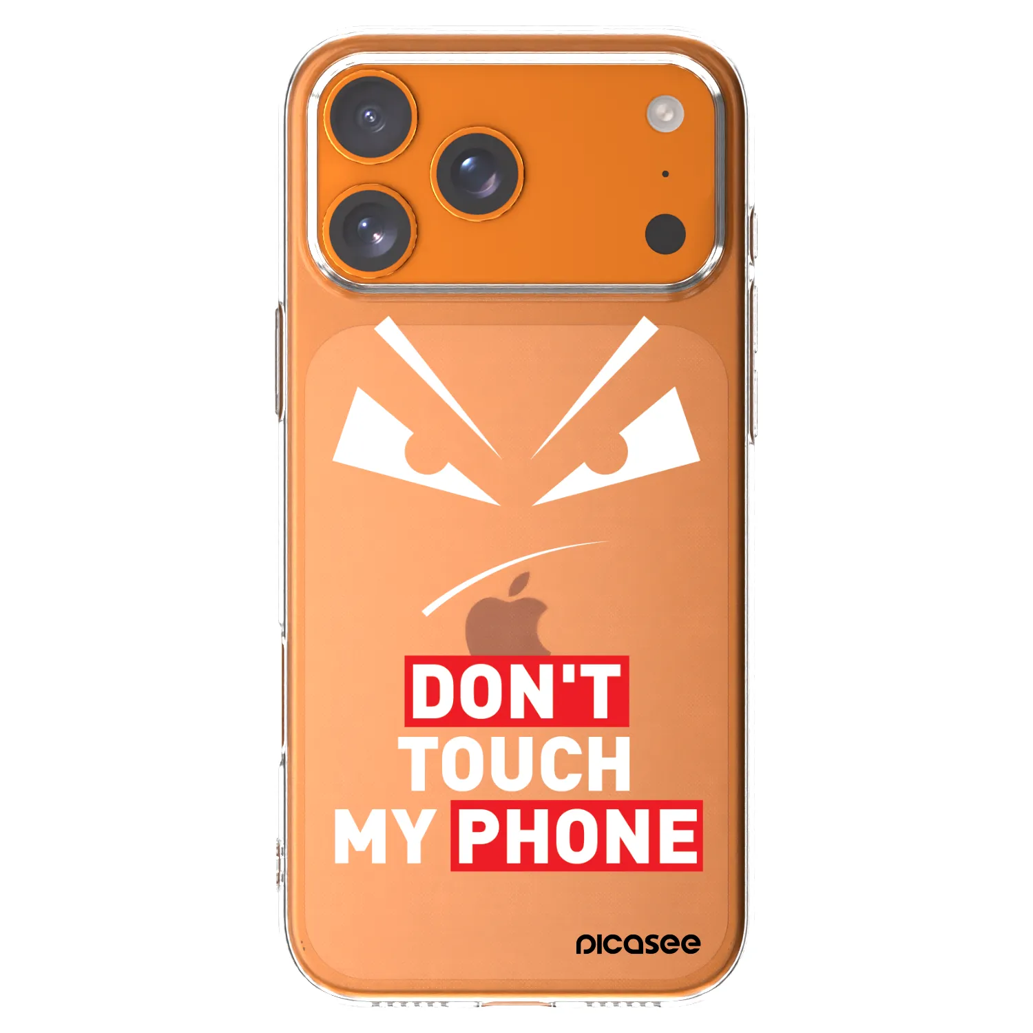 Picasee silikonska prozirna maskica za Apple iPhone 17 Pro Max - Evil Eye - Transparent