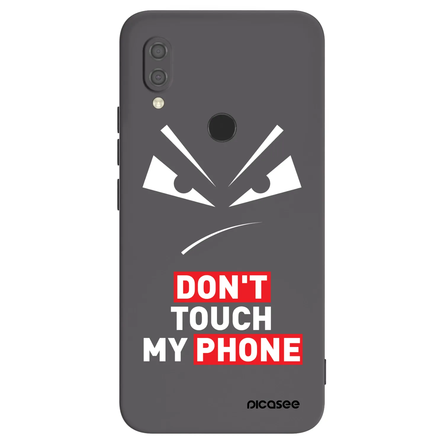 Picasee crna silikonska maskica za Xiaomi Redmi 7 - Evil Eye - Transparent