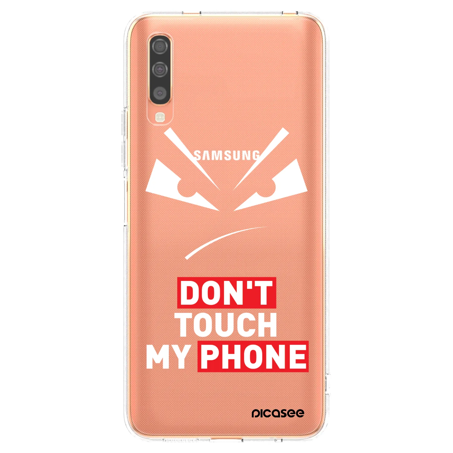 Picasee silikonska prozirna maskica za Samsung Galaxy A70 A705F - Evil Eye - Transparent