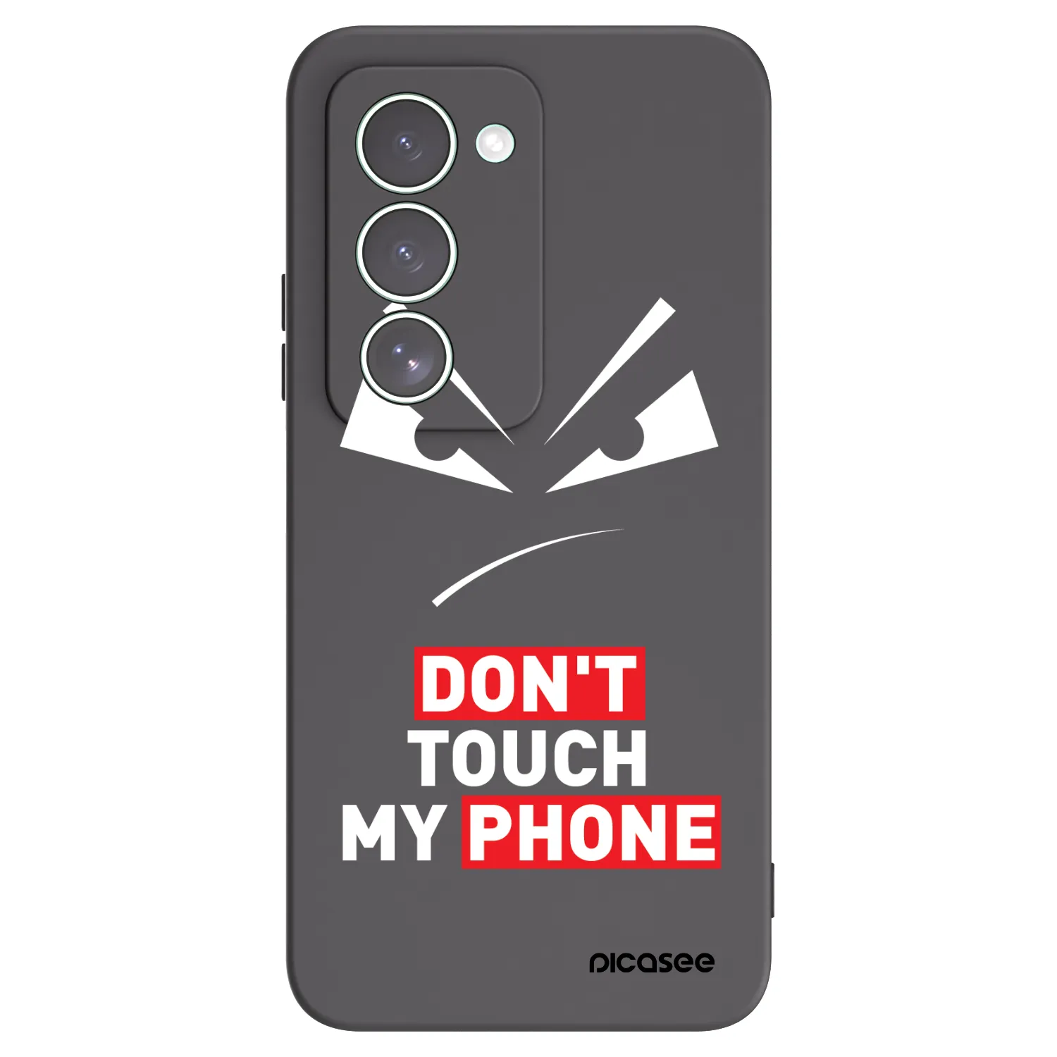 Picasee crna silikonska maskica za Xiaomi Redmi 15 5G - Evil Eye - Transparent