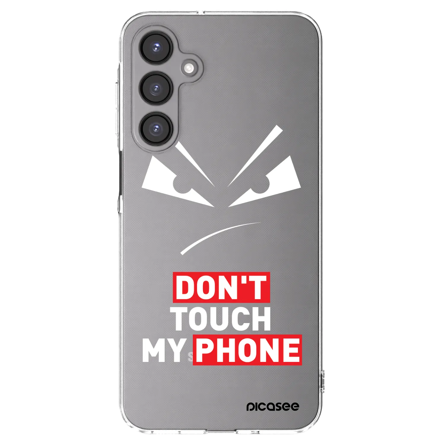 Picasee silikonska prozirna maskica za Samsung Galaxy A16 4G - Evil Eye - Transparent