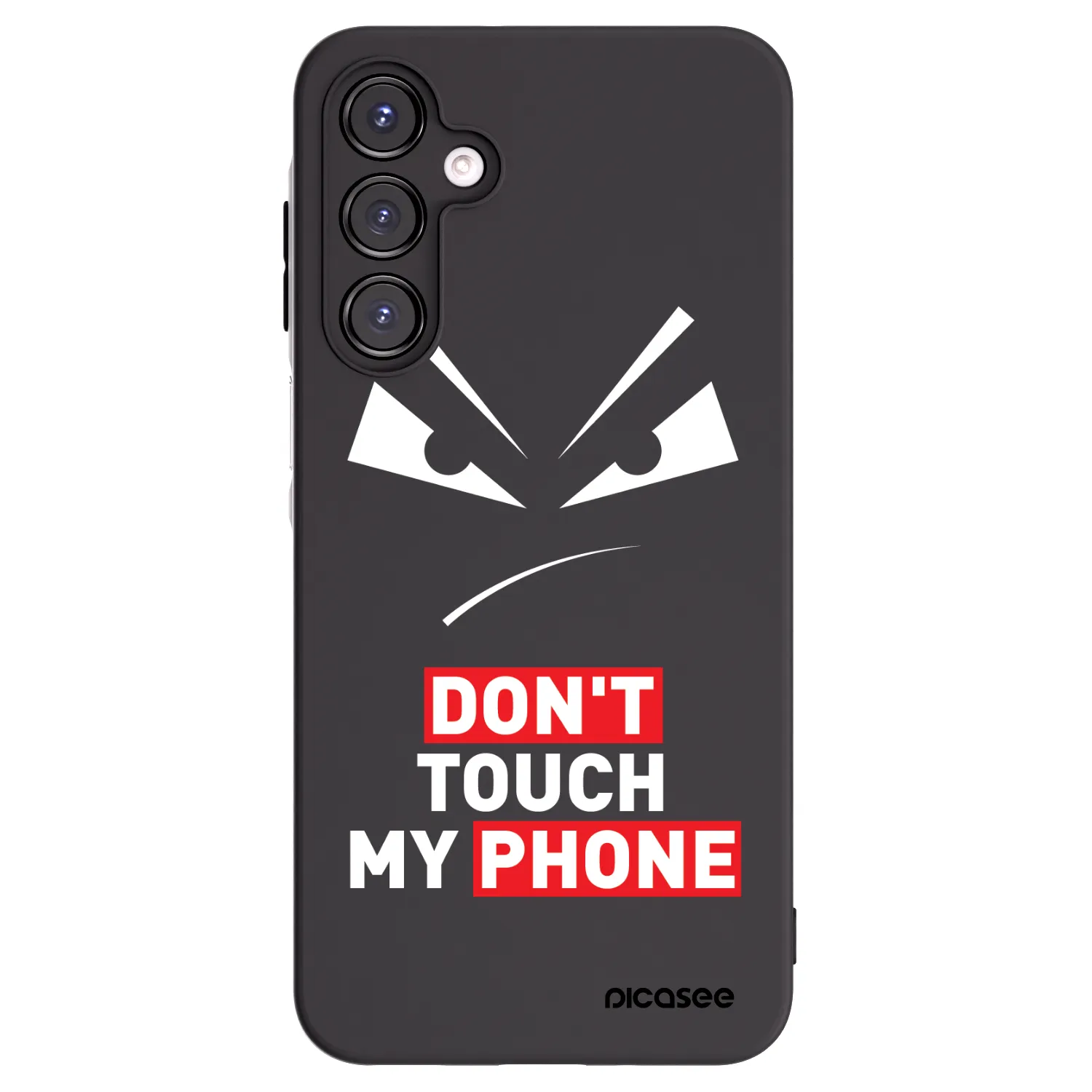 Picasee crna silikonska maskica za Samsung Galaxy A16 4G - Evil Eye - Transparent