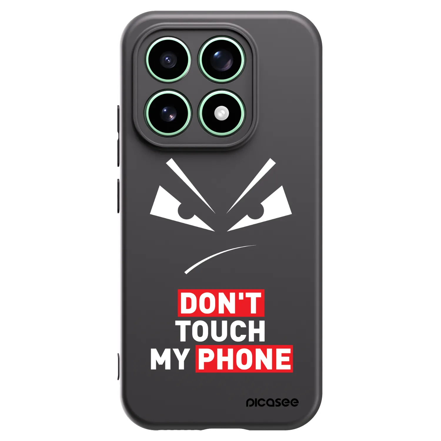 Picasee crna silikonska maskica za Xiaomi 17 - Evil Eye - Transparent