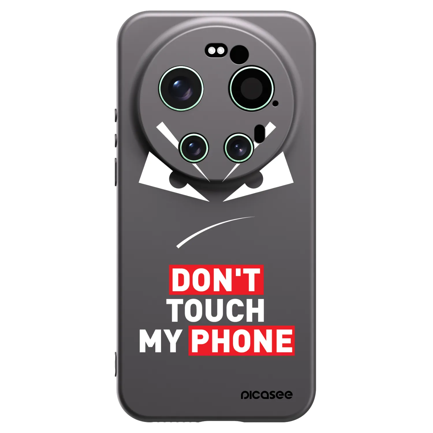 Picasee crna silikonska maskica za Xiaomi 17 Ultra - Evil Eye - Transparent