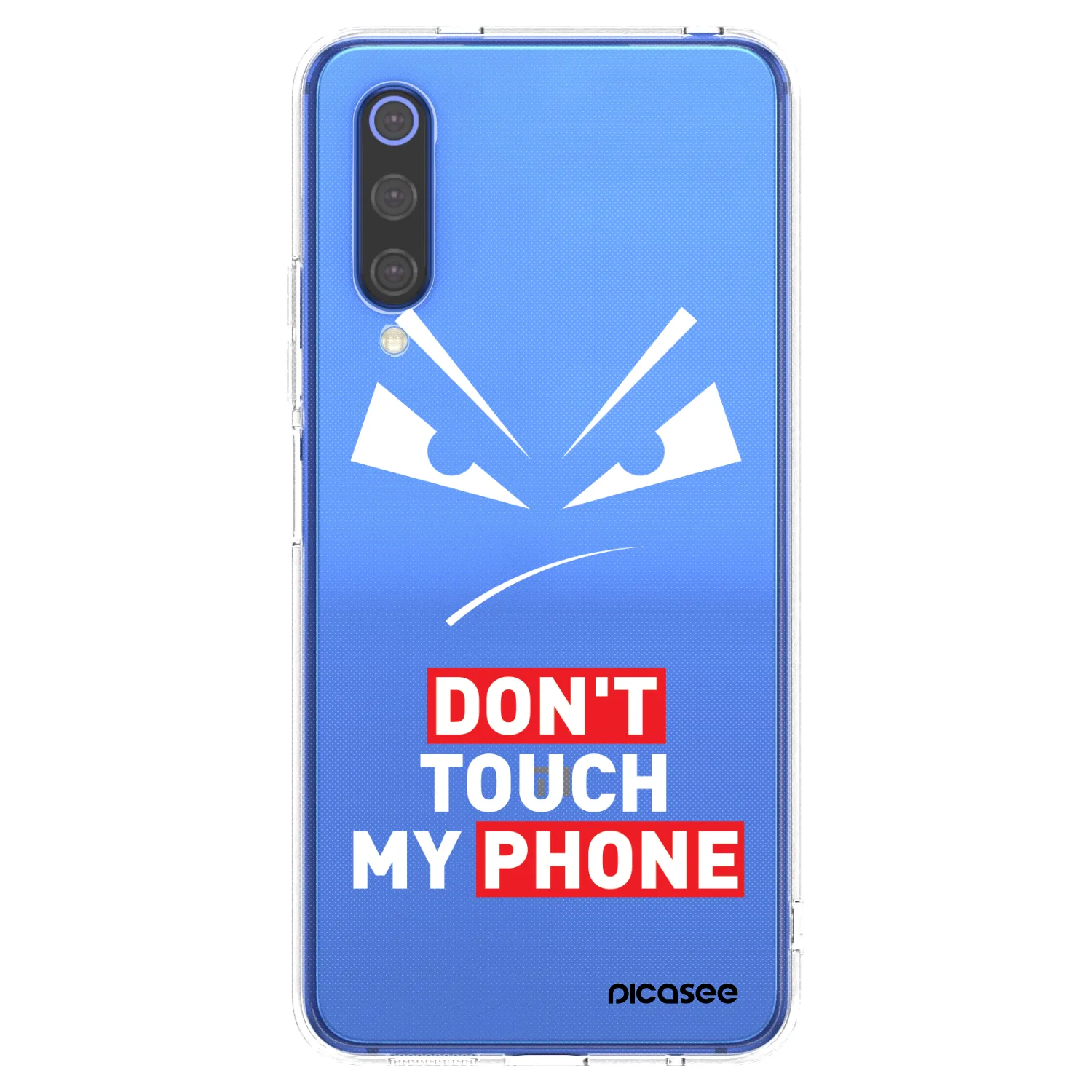 Picasee silikonska prozirna maskica za Xiaomi Mi 9 SE - Evil Eye - Transparent