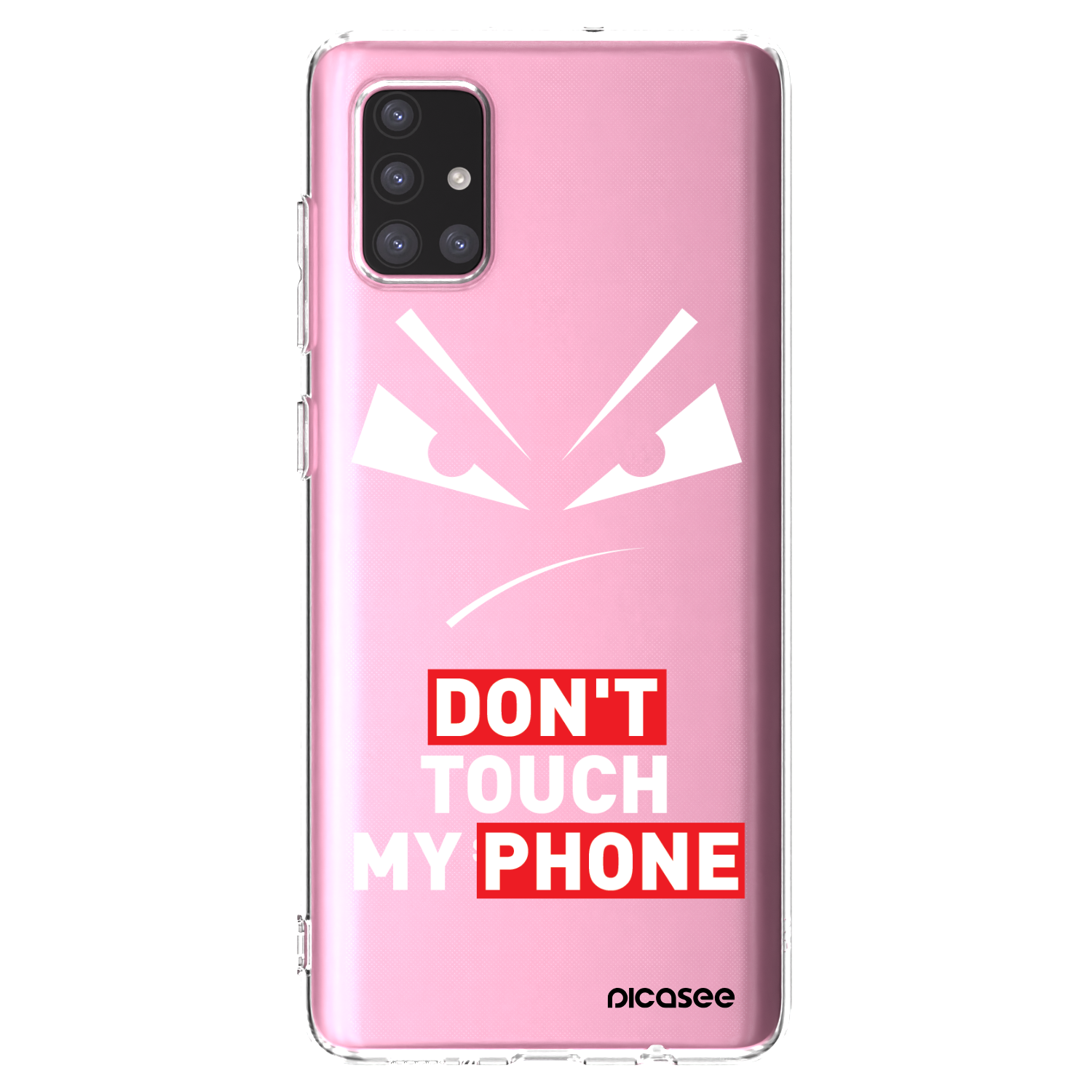 Picasee silikonska prozirna maskica za Samsung Galaxy A71 A715F - Evil Eye - Transparent