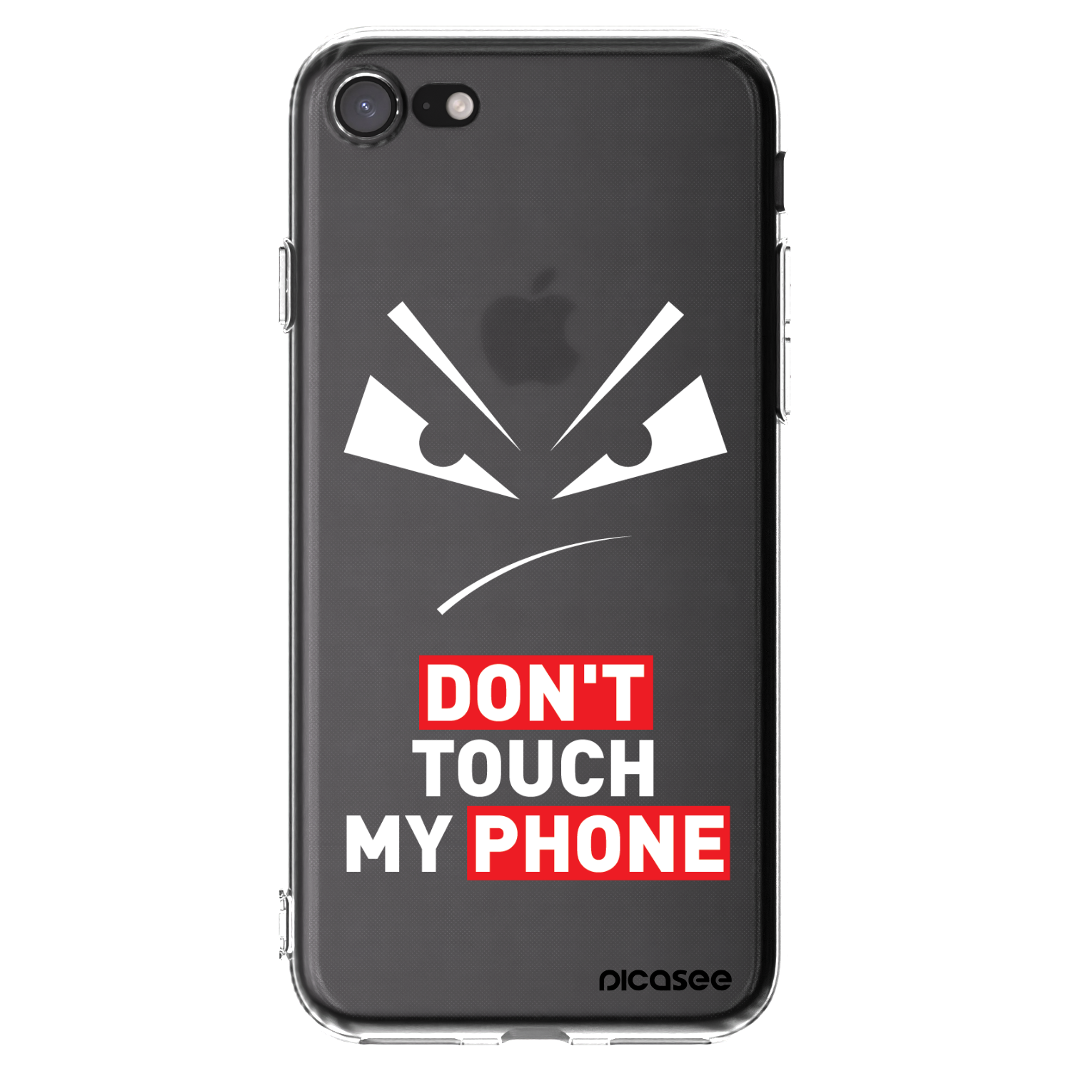 Picasee silikonska prozirna maskica za Apple iPhone SE 2020 - Evil Eye - Transparent