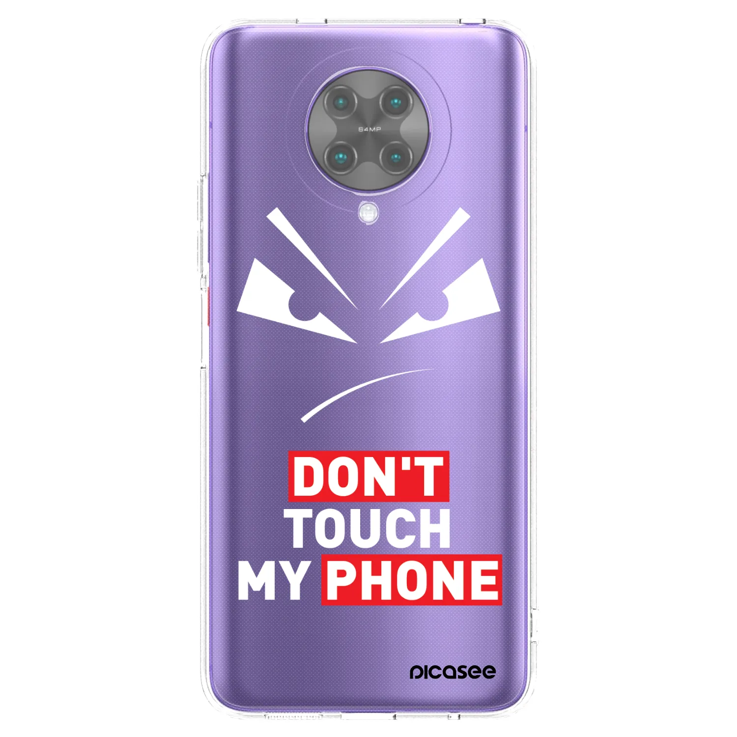 Picasee silikonska prozirna maskica za Xiaomi Poco F2 Pro - Evil Eye - Transparent