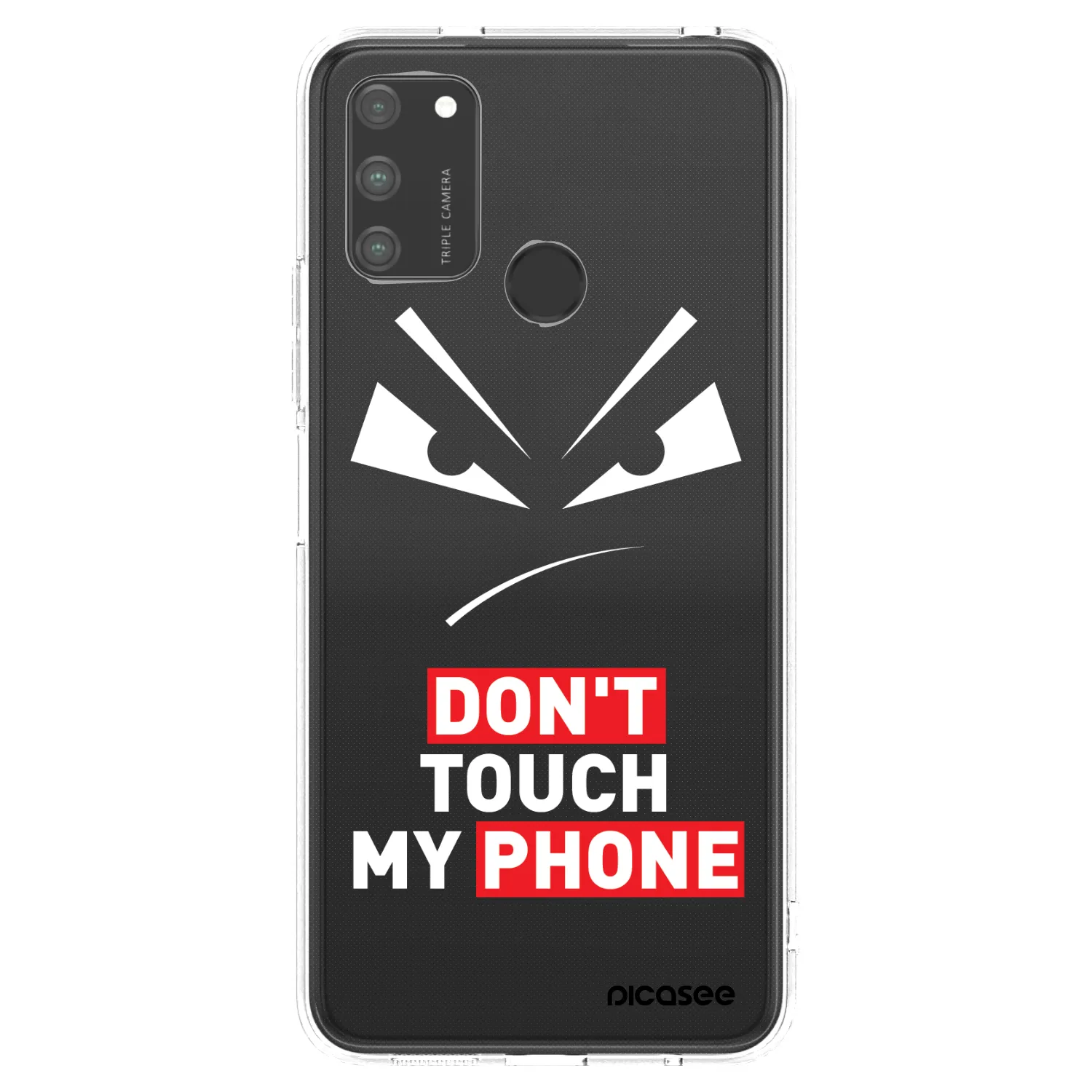 Picasee silikonska prozirna maskica za Honor 9A - Evil Eye - Transparent
