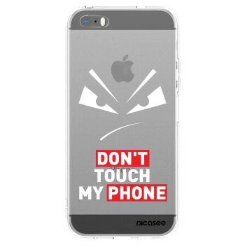 Picasee silikonska prozirna maskica za Apple iPhone 5/5S/SE - Evil Eye - Transparent