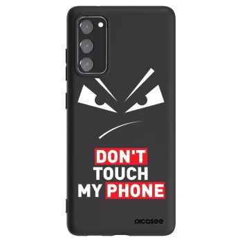 Picasee crna silikonska maskica za Samsung Galaxy S20 FE - Evil Eye - Transparent