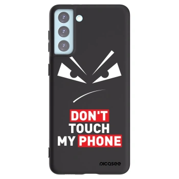 Picasee crna silikonska maskica za Samsung Galaxy S21+ 5G G996F - Evil Eye - Transparent