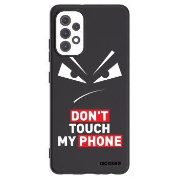 Picasee crna silikonska maskica za Samsung Galaxy A32 5G A326B - Evil Eye - Transparent