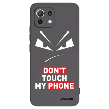 Picasee crna silikonska maskica za Xiaomi Mi 11 Lite - Evil Eye - Transparent
