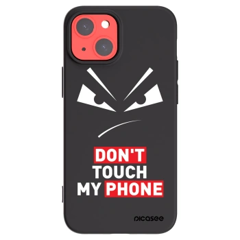 Picasee crna silikonska maskica za Apple iPhone 13 mini - Evil Eye - Transparent