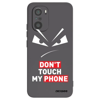 Picasee crna silikonska maskica za Xiaomi Poco F3 - Evil Eye - Transparent