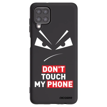 Picasee crna silikonska maskica za Samsung Galaxy M12 M127F - Evil Eye - Transparent