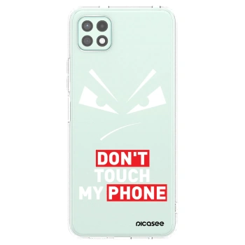 Picasee silikonska prozirna maskica za Samsung Galaxy A22 A226B 5G - Evil Eye - Transparent