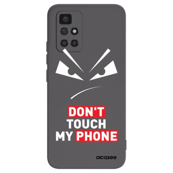 Picasee crna silikonska maskica za Xiaomi Redmi 10 - Evil Eye - Transparent