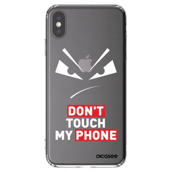 Picasee silikonska prozirna maskica za Apple iPhone XS Max - Evil Eye - Transparent