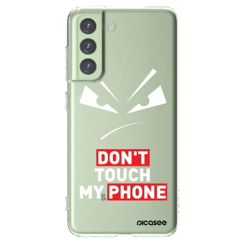 Picasee silikonska prozirna maskica za Samsung Galaxy S21 FE 5G - Evil Eye - Transparent