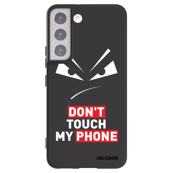 Picasee crna silikonska maskica za Samsung Galaxy S22 5G - Evil Eye - Transparent