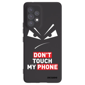 Picasee crna silikonska maskica za Samsung Galaxy A53 5G A536 - Evil Eye - Transparent